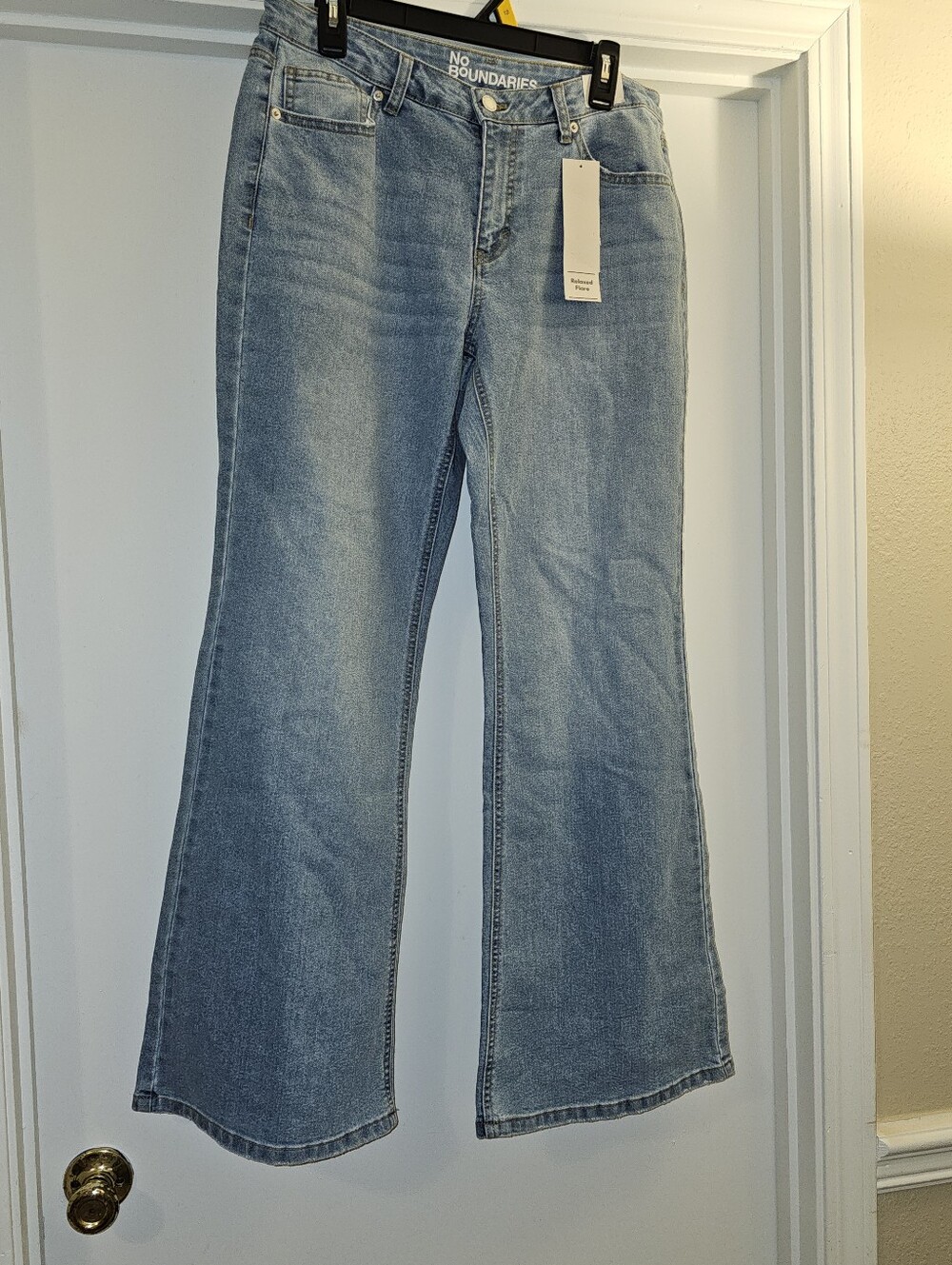 No Boundaries Light Blue Flare Jeans